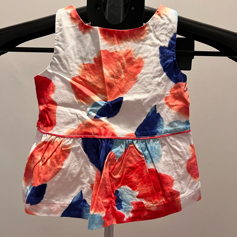 Janie & Jack Floral Sleeveless Top (Size 2)